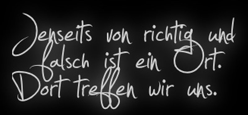Jenseits von richtig und falsch…